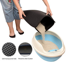 Load image into Gallery viewer, Double Layer EVA Cat Litter Pad Waterproof Non-slip Sand Basin Filter Kitten Dog Washable Sand Pad Floor Mat Pet Clean Supplies
