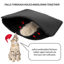 Load image into Gallery viewer, Double Layer EVA Cat Litter Pad Waterproof Non-slip Sand Basin Filter Kitten Dog Washable Sand Pad Floor Mat Pet Clean Supplies
