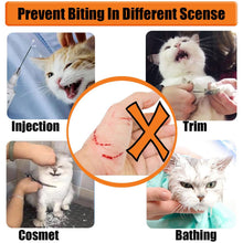 Load image into Gallery viewer, Breathable Clear Cat Muzzle Anti-Bite Grooming Cover Portable Head Hood Cover Cat Grooming Mouth Cover Adjustable Pet Supplies
