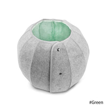 Load image into Gallery viewer, Ball Shape Foldable Cat Bed House Interactive Cat Tunnel Toy Dual Use Indoor Toys Cats House Shell Kitten Cave Cushion Cats Accessories
