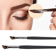 Load image into Gallery viewer, Convenient Face Concealer Sickle Eyeliner Brush Bevel Thin Oblique Angle Flat Head Eyelids Silkworm Brush Eyebrow Blade Makeup Brush

