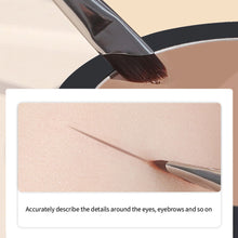 Load image into Gallery viewer, Convenient Face Concealer Sickle Eyeliner Brush Bevel Thin Oblique Angle Flat Head Eyelids Silkworm Brush Eyebrow Blade Makeup Brush
