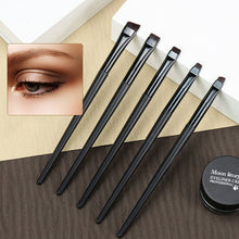Load image into Gallery viewer, Portable Thin Eyebrow Eyeliner Brush Creative Fine Angled Brow Contour Brush Women Eyebrow Liner Cream Cosmetic Makeup Tools
