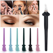 Load image into Gallery viewer, Reusable Silicone Eyeliner Makeup Tools Eyeliner Easy Clean Waterproof Eyeliner Brush Eyeliner for Shaky Hands Beginer Makeup
