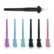 Load image into Gallery viewer, Reusable Silicone Eyeliner Makeup Tools Eyeliner Easy Clean Waterproof Eyeliner Brush Eyeliner for Shaky Hands Beginer Makeup
