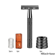 Load image into Gallery viewer, Classic Razor Double Edge Safety Razor for Mens Shaving Women Hair Removal 5 Shaving Blades Manual Shaver Razor
