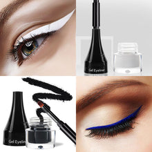 Load image into Gallery viewer, White Eyeliner Cream Multi-colors Eyeliner Cream with Makeup Brush Lower Eyelid Waterproof Anti-sweat Cosmetics Women Makeup Gift

