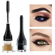 Load image into Gallery viewer, White Eyeliner Cream Multi-colors Eyeliner Cream with Makeup Brush Lower Eyelid Waterproof Anti-sweat Cosmetics Women Makeup Gift
