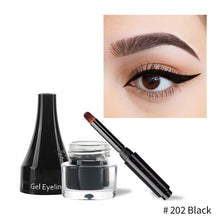 Load image into Gallery viewer, White Eyeliner Cream Multi-colors Eyeliner Cream with Makeup Brush Lower Eyelid Waterproof Anti-sweat Cosmetics Women Makeup Gift
