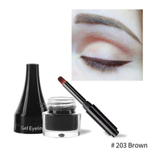 Load image into Gallery viewer, White Eyeliner Cream Multi-colors Eyeliner Cream with Makeup Brush Lower Eyelid Waterproof Anti-sweat Cosmetics Women Makeup Gift
