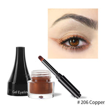 Load image into Gallery viewer, White Eyeliner Cream Multi-colors Eyeliner Cream with Makeup Brush Lower Eyelid Waterproof Anti-sweat Cosmetics Women Makeup Gift
