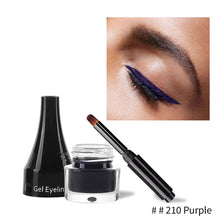 Load image into Gallery viewer, White Eyeliner Cream Multi-colors Eyeliner Cream with Makeup Brush Lower Eyelid Waterproof Anti-sweat Cosmetics Women Makeup Gift
