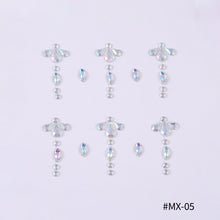 Load image into Gallery viewer, DIY Disposable Rhinestones Tattoo Stickers Face Jewelry Color Crystal Eyes Face Body Waterproof Makeup Decorations Face Sticker
