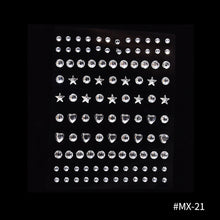 Load image into Gallery viewer, DIY Disposable Rhinestones Tattoo Stickers Face Jewelry Color Crystal Eyes Face Body Waterproof Makeup Decorations Face Sticker
