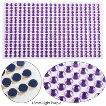 Load image into Gallery viewer, Rhinestone Face Tattoo Stickers DIY Face Decorations Halloween Music Festival Party Mobile Crystal Sticker Children Girls Face Tattoo Stickers
