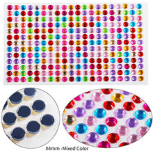 Load image into Gallery viewer, Rhinestone Face Tattoo Stickers DIY Face Decorations Halloween Music Festival Party Mobile Crystal Sticker Children Girls Face Tattoo Stickers
