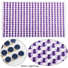 Load image into Gallery viewer, Rhinestone Face Tattoo Stickers DIY Face Decorations Halloween Music Festival Party Mobile Crystal Sticker Children Girls Face Tattoo Stickers
