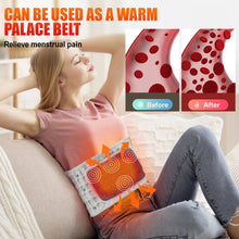 Load image into Gallery viewer, Red Light Heating Vibration Massage Airbag Support Back Belt Inflatable Belt Relief Waist Support Belt Abdomen Pain Relief Massager

