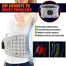 Load image into Gallery viewer, Red Light Heating Vibration Massage Airbag Support Back Belt Inflatable Belt Relief Waist Support Belt Abdomen Pain Relief Massager
