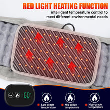 Load image into Gallery viewer, Red Light Heating Vibration Massage Airbag Support Back Belt Inflatable Belt Relief Waist Support Belt Abdomen Pain Relief Massager
