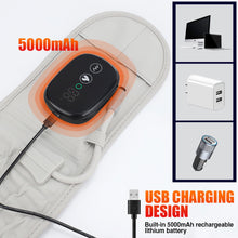 Load image into Gallery viewer, Red Light Heating Vibration Massage Airbag Support Back Belt Inflatable Belt Relief Waist Support Belt Abdomen Pain Relief Massager
