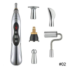 Load image into Gallery viewer, Meridian Massage Pen Rechargeable Acupuncture Pen Household Meridian Pen Portable Electronic Pulse Acupoint Massager
