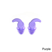 Load image into Gallery viewer, Silicone Noise Reduction Earplugs Three Layer Sound Insulation Noise Reduction Earplugs Reusable Washable Sleeping Ear Plugs
