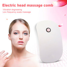 Load image into Gallery viewer, Electric Head Massager Portable Scalp Massage Comb Soothe Meridians Massage Scalp Vibration Massager Head Care
