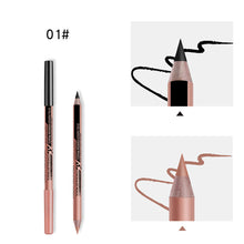 Load image into Gallery viewer, Two In One Wooden Pole Double Head Multi-purpose Eyeliner Eyebrow Pencil Concealer Facial Makeup Cosmetics
