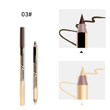 Load image into Gallery viewer, Two In One Wooden Pole Double Head Multi-purpose Eyeliner Eyebrow Pencil Concealer Facial Makeup Cosmetics
