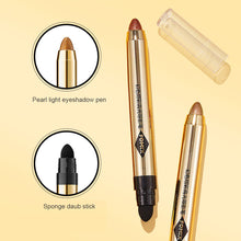 Load image into Gallery viewer, Pearl Light Fine Flash Eyeshadow Pen Double Head Multicolored Eye Shadow Stick Eye Brightening Eye Makeup Cosmetics
