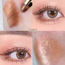 Load image into Gallery viewer, Pearl Light Fine Flash Eyeshadow Pen Double Head Multicolored Eye Shadow Stick Eye Brightening Eye Makeup Cosmetics

