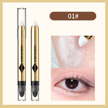 Load image into Gallery viewer, Pearl Light Fine Flash Eyeshadow Pen Double Head Multicolored Eye Shadow Stick Eye Brightening Eye Makeup Cosmetics
