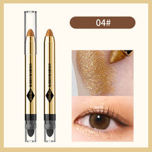 Load image into Gallery viewer, Pearl Light Fine Flash Eyeshadow Pen Double Head Multicolored Eye Shadow Stick Eye Brightening Eye Makeup Cosmetics
