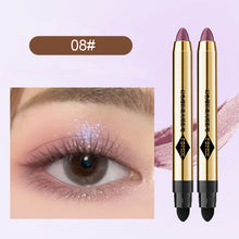 Load image into Gallery viewer, Pearl Light Fine Flash Eyeshadow Pen Double Head Multicolored Eye Shadow Stick Eye Brightening Eye Makeup Cosmetics

