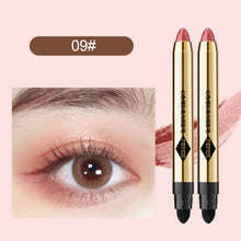 Load image into Gallery viewer, Pearl Light Fine Flash Eyeshadow Pen Double Head Multicolored Eye Shadow Stick Eye Brightening Eye Makeup Cosmetics
