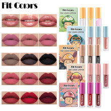 Load image into Gallery viewer, 3pcs/set Matte Lip Glaze Waterproof Nude Matte Lipstick Non-fading Long Lasting Lip Balm Lip Makeup Cosmetics
