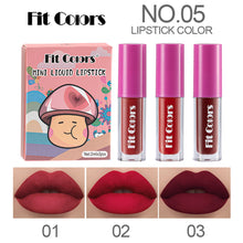 Load image into Gallery viewer, 3pcs/set Matte Lip Glaze Waterproof Nude Matte Lipstick Non-fading Long Lasting Lip Balm Lip Makeup Cosmetics
