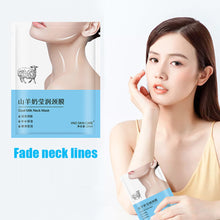 Load image into Gallery viewer, Goat Milk Neck Mask Anti-wrinkle Fade Neck Line Hydrating Moisturizing Nourishing Neck Mask Paste Neck Care Mask
