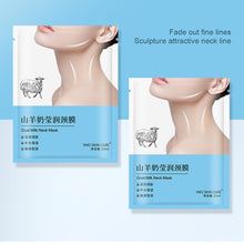 Load image into Gallery viewer, Goat Milk Neck Mask Anti-wrinkle Fade Neck Line Hydrating Moisturizing Nourishing Neck Mask Paste Neck Care Mask
