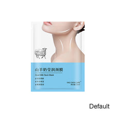 Load image into Gallery viewer, Goat Milk Neck Mask Anti-wrinkle Fade Neck Line Hydrating Moisturizing Nourishing Neck Mask Paste Neck Care Mask
