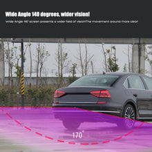 Load image into Gallery viewer, 140 Degree 4 LED Video Car Rear View Camera HD Night Vision Reversing Auto Parking Monitor CCD Without RCA Cable &amp; Power Cable
