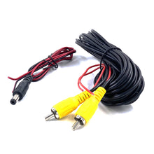 Load image into Gallery viewer, 6M RCA Video Cable AV Extension Wire Harness With ADC Power Cable Adapter For Car Rear View Camera Backup Camera
