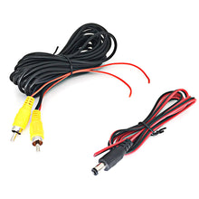 Load image into Gallery viewer, 6M RCA Video Cable AV Extension Wire Harness With ADC Power Cable Adapter For Car Rear View Camera Backup Camera
