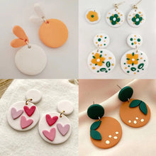 Load image into Gallery viewer, 7pcs Hole Hollow Round Cutter Pottery Tools Polymer Clay Tools Clay Extruder with Orangnizing Box

