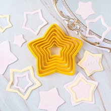 Load image into Gallery viewer, 6pcs Multiuse Star Heart Polymer Clay Cutter Pottery Cutting Mold Ceramic Mould Cookie Molds Accessories
