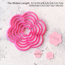 Load image into Gallery viewer, 6pcs Multiuse Star Heart Polymer Clay Cutter Pottery Cutting Mold Ceramic Mould Cookie Molds Accessories
