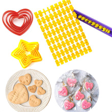 Load image into Gallery viewer, Alphanumeric Imprint Stamp DIY Polymer Clay Pottery Tool Embossing Tool Set Cutter Soft Candy Biscuit Mold
