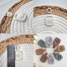Load image into Gallery viewer, Polymer Clay Earring Cutter Cutting Mold DIY French Earrings Jewelry Pendant Embossing Making Tool
