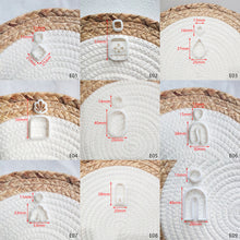 Load image into Gallery viewer, Polymer Clay Earring Cutter Cutting Mold DIY French Earrings Jewelry Pendant Embossing Making Tool
